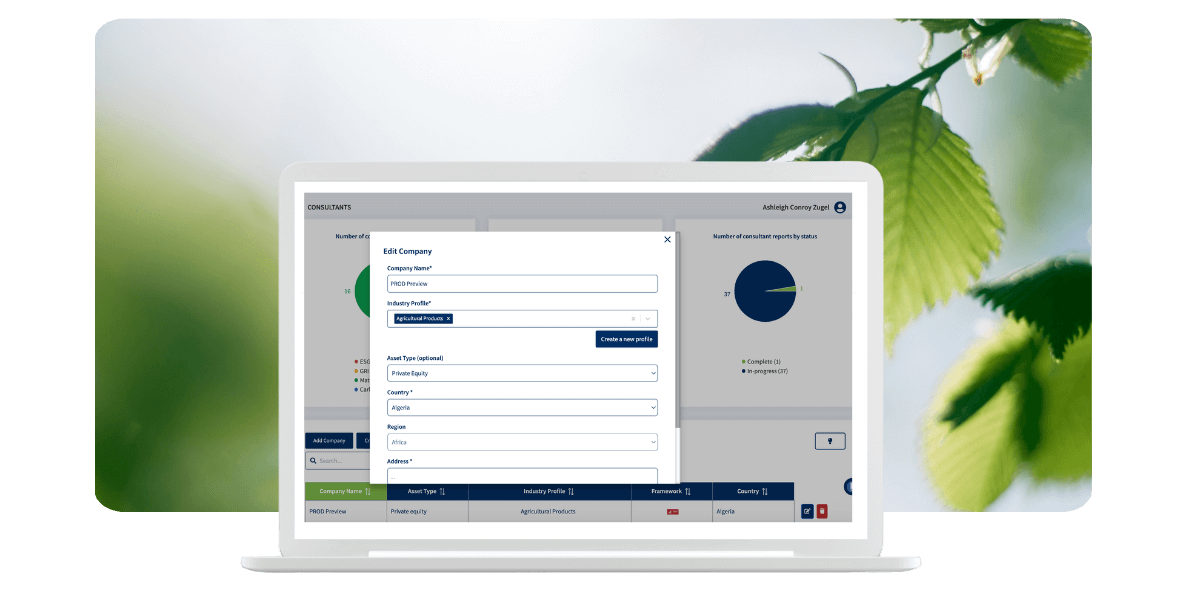 ESG Playbook Partner Consultants nature laptop 1 opt ESG Playbook brings you a sustainable advantage